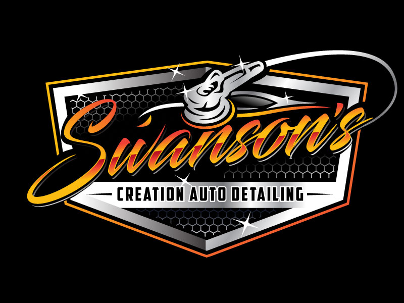 SWANSON'S CREATION AUTO DETAILING logo design by REDCROW