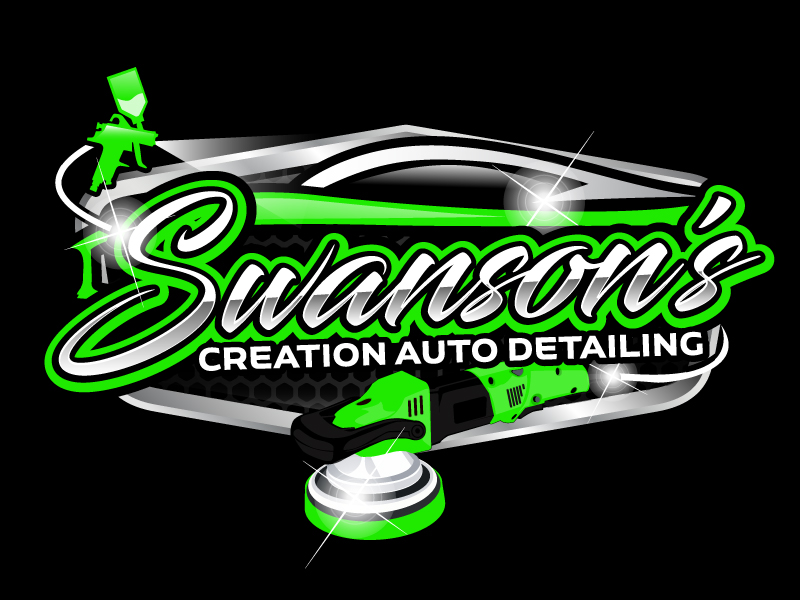 SWANSON'S CREATION AUTO DETAILING logo design by ElonStark