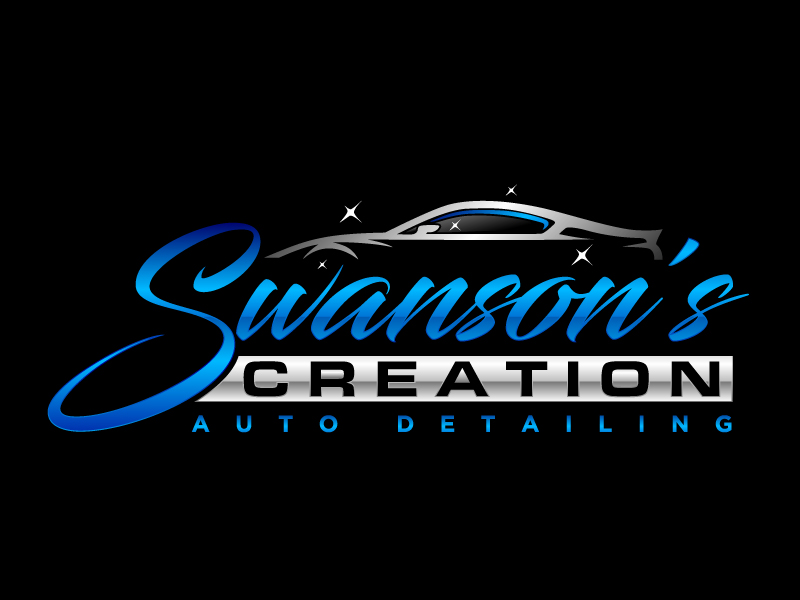SWANSON'S CREATION AUTO DETAILING logo design by maze