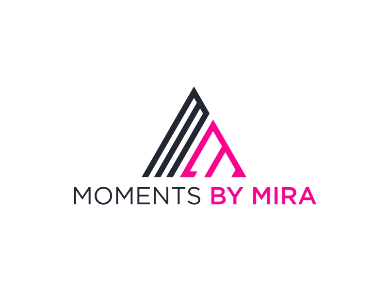 Moments by Mira logo design by GassPoll