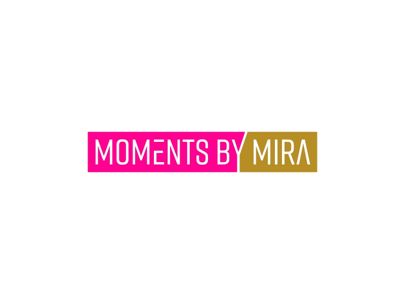 Moments by Mira logo design by GassPoll