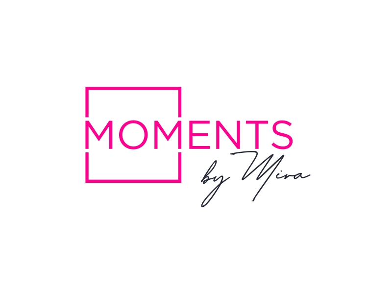 Moments by Mira logo design by GassPoll