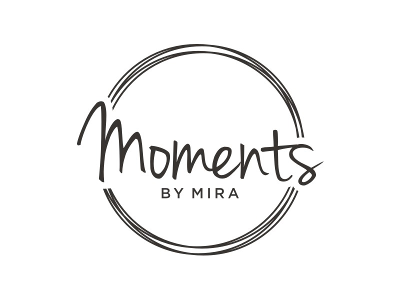 Moments by Mira logo design by Artomoro