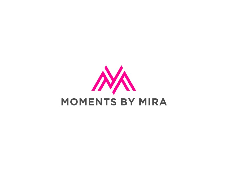 Moments by Mira logo design by hopee