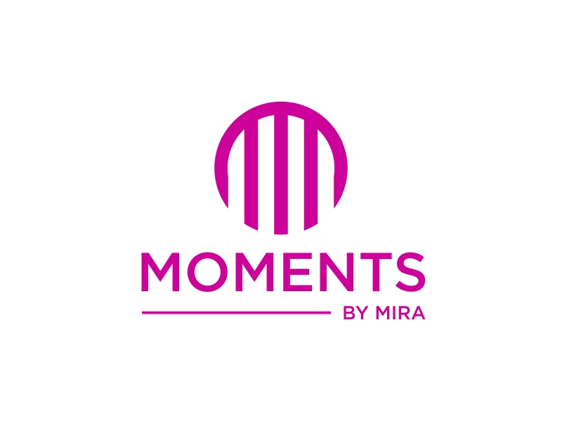Moments by Mira logo design by GassPoll