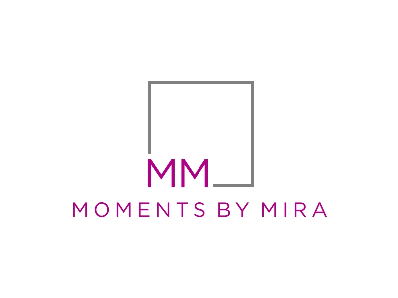Moments by Mira logo design by GassPoll