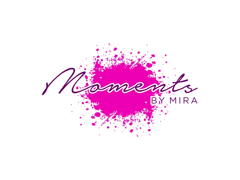 Moments by Mira logo design by GassPoll