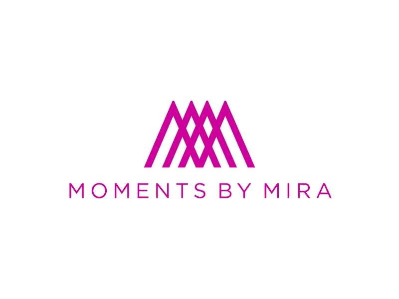 Moments by Mira logo design by GassPoll