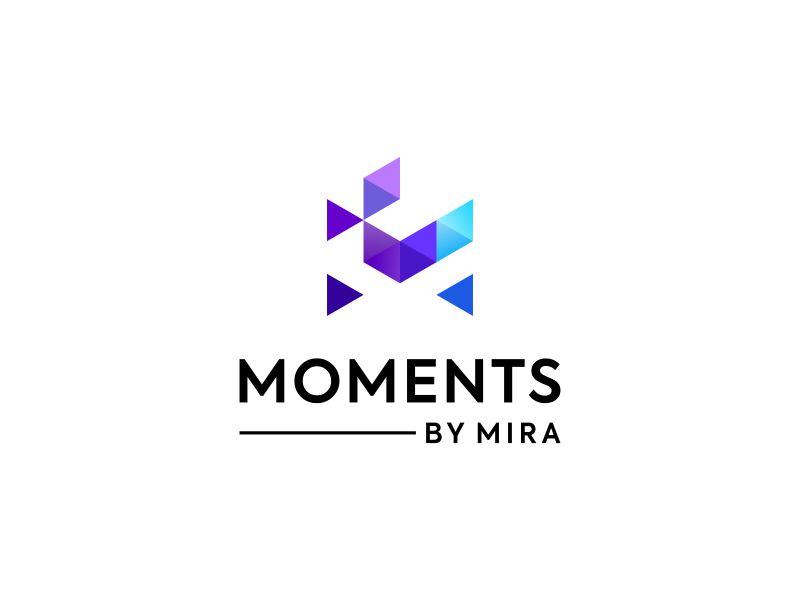 Moments by Mira logo design by zeta