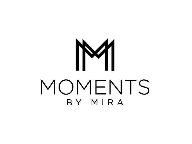 Moments by Mira logo design by my!dea