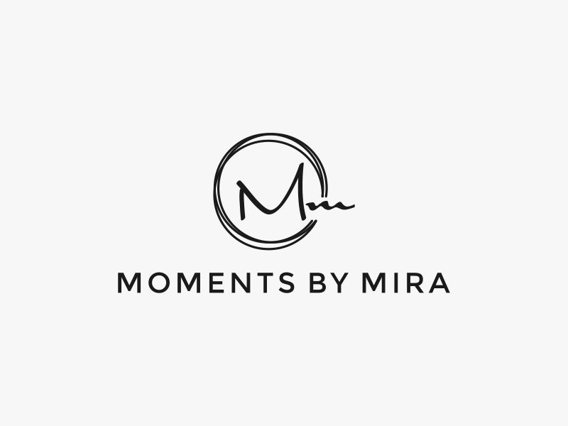 Moments by Mira logo design by diki