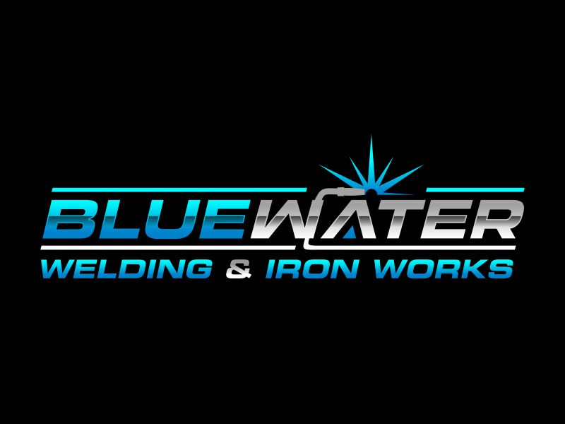 Blue Water Welding & Iron Works logo design by ingepro