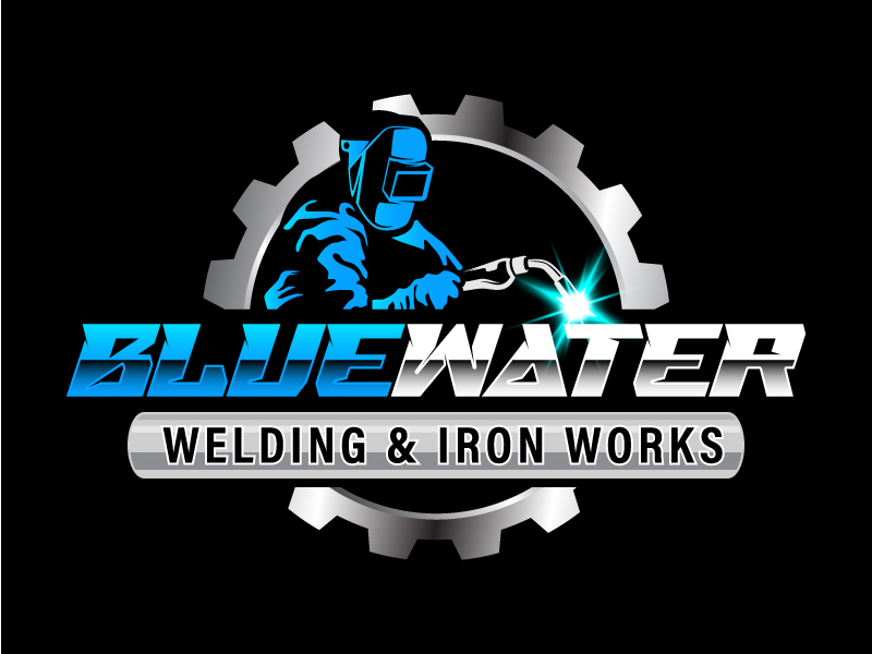 Blue Water Welding & Iron Works logo design by daywalker