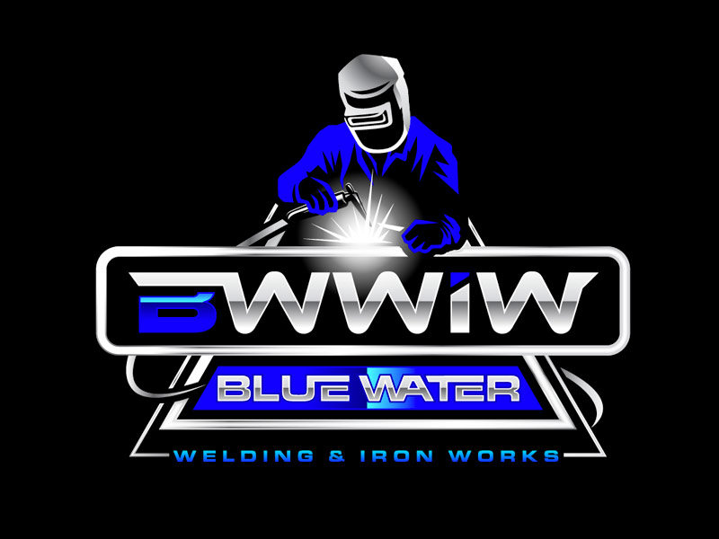 Blue Water Welding & Iron Works logo design by gogo
