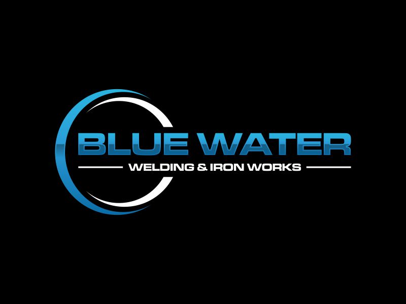 Blue Water Welding & Iron Works logo design by RIANW