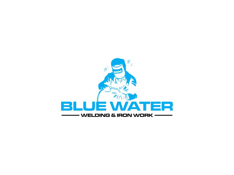 Blue Water Welding & Iron Works logo design by Sheilla