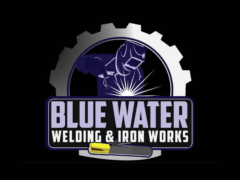 Blue Water Welding & Iron Works logo design by ElonStark