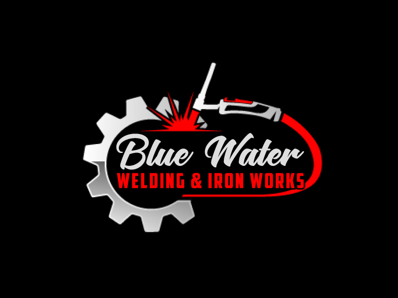 Blue Water Welding & Iron Works logo design by ElonStark