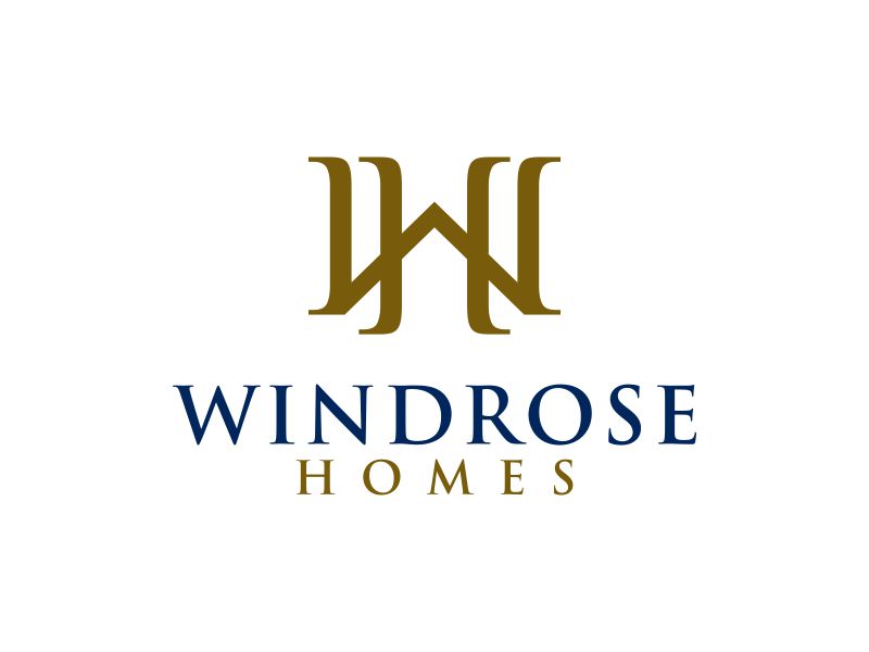 Windrose Homes logo design by ingepro