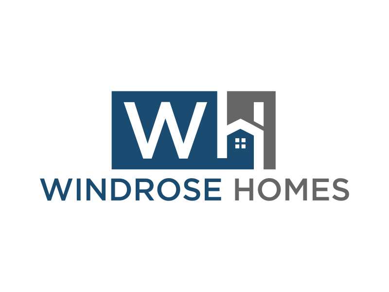 Windrose Homes logo design by Sheilla