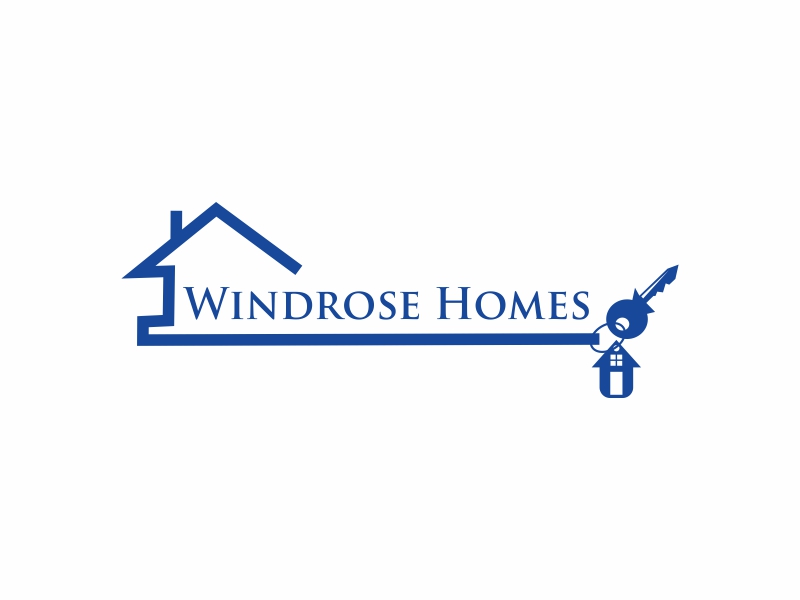 Windrose Homes logo design by Greenlight
