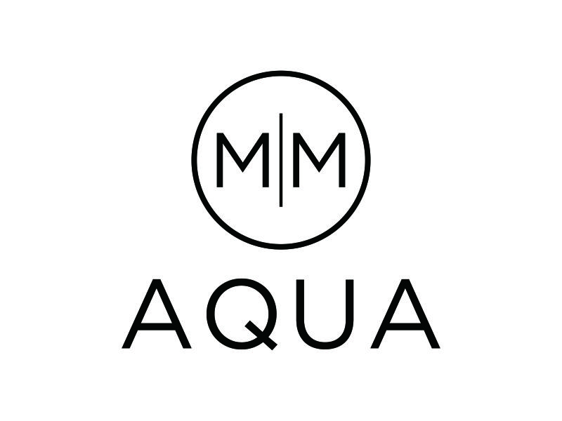 MM AQUA logo design by puthreeone