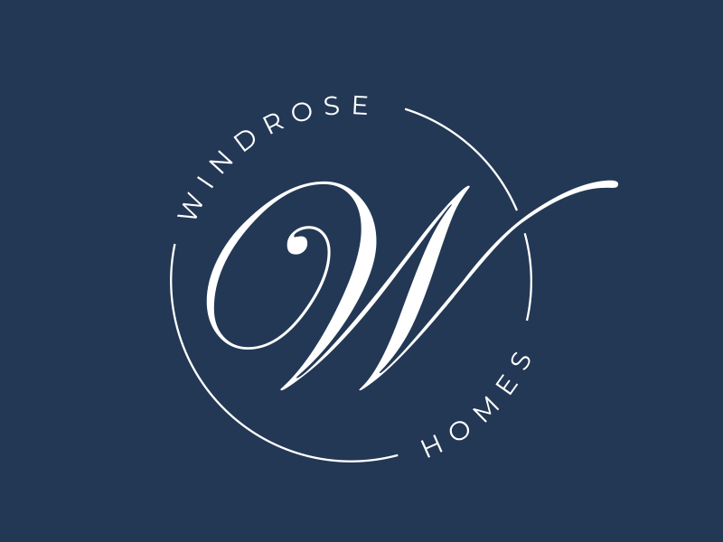 Windrose Homes logo design by adm3