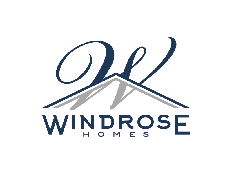 Windrose Homes logo design by ekitessar