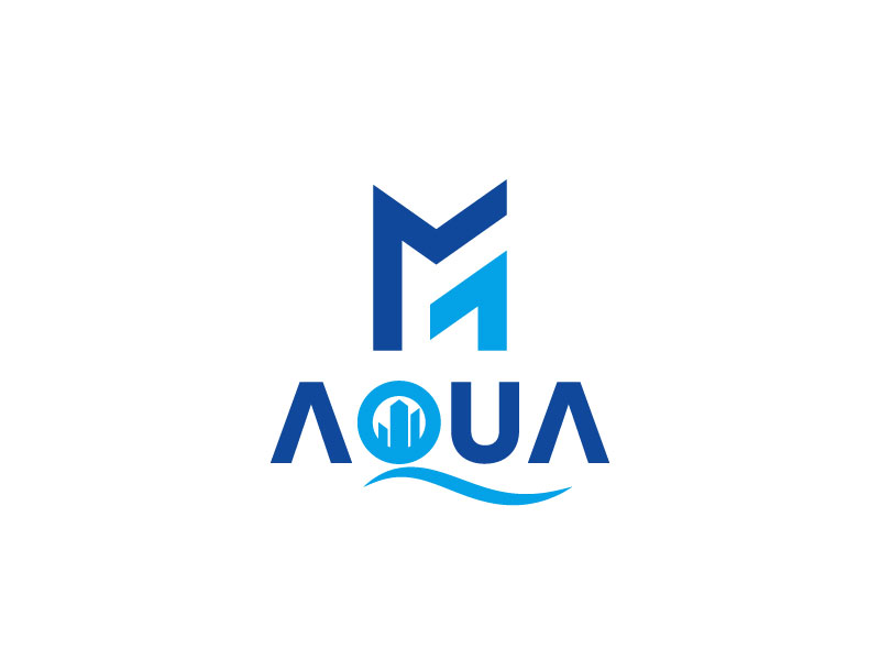 MM AQUA logo design by aryamaity