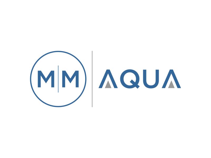 MM AQUA logo design by mukleyRx