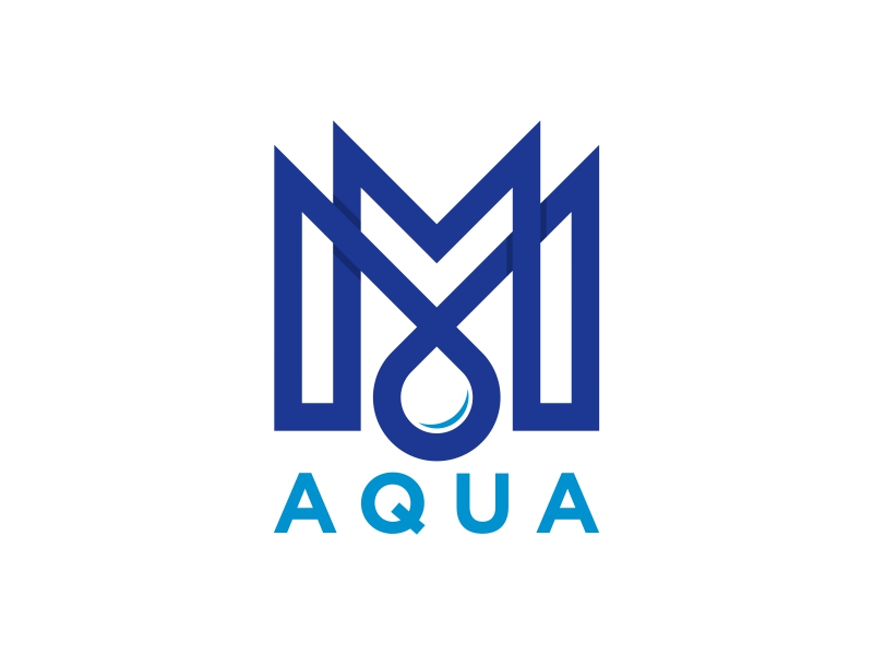 MM AQUA logo design by brandshark