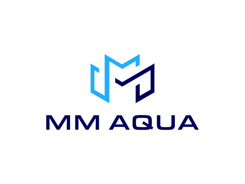 MM AQUA logo design by bernard ferrer