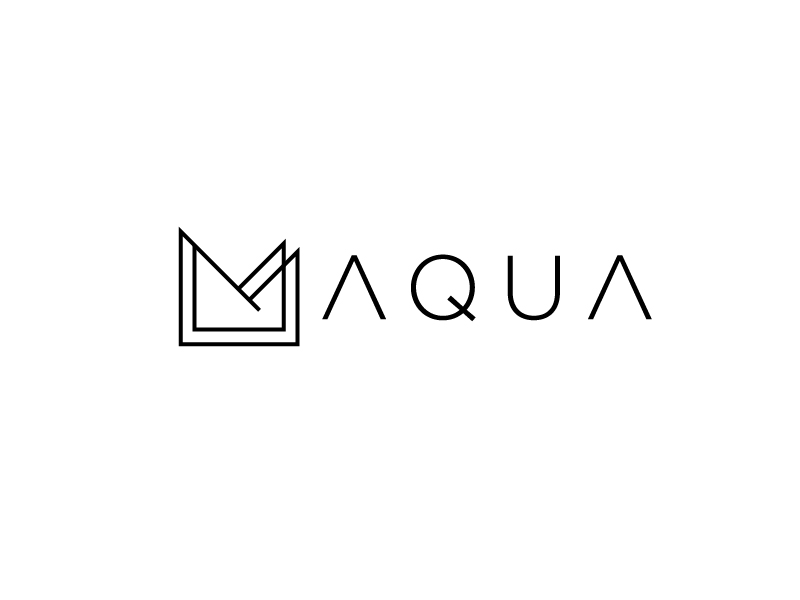 MM AQUA logo design by my!dea