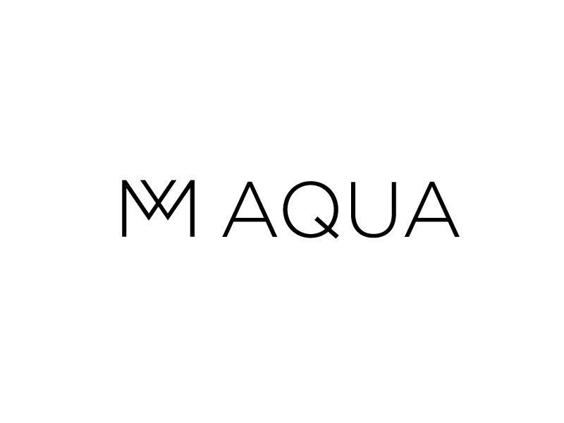 MM AQUA logo design by my!dea