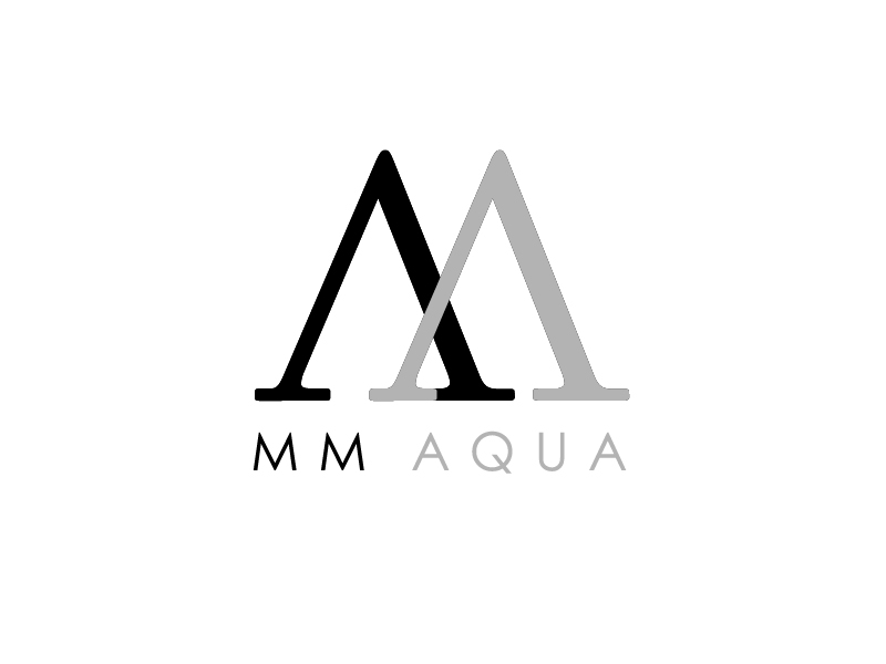 MM AQUA logo design by Marianne