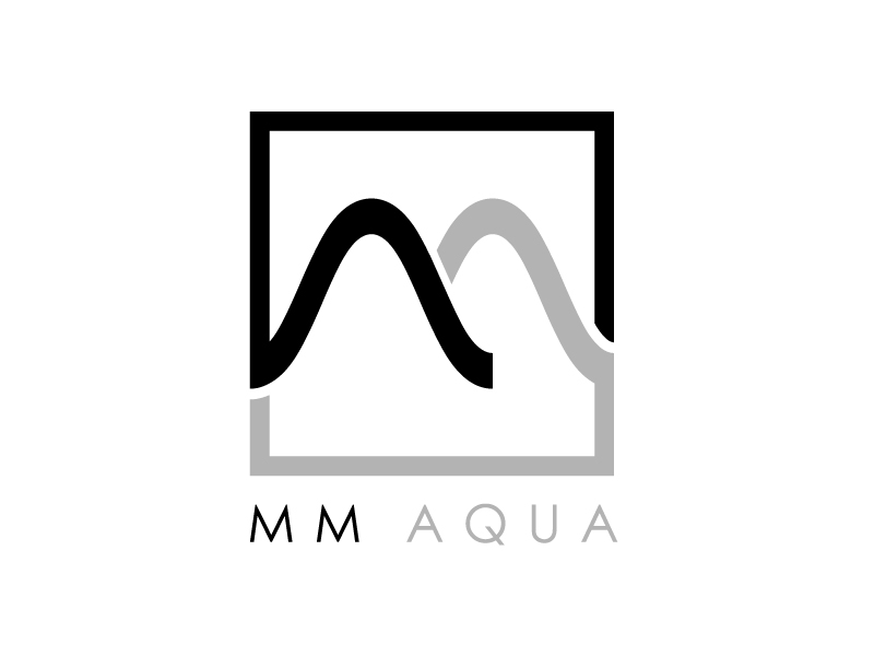 MM AQUA logo design by Marianne