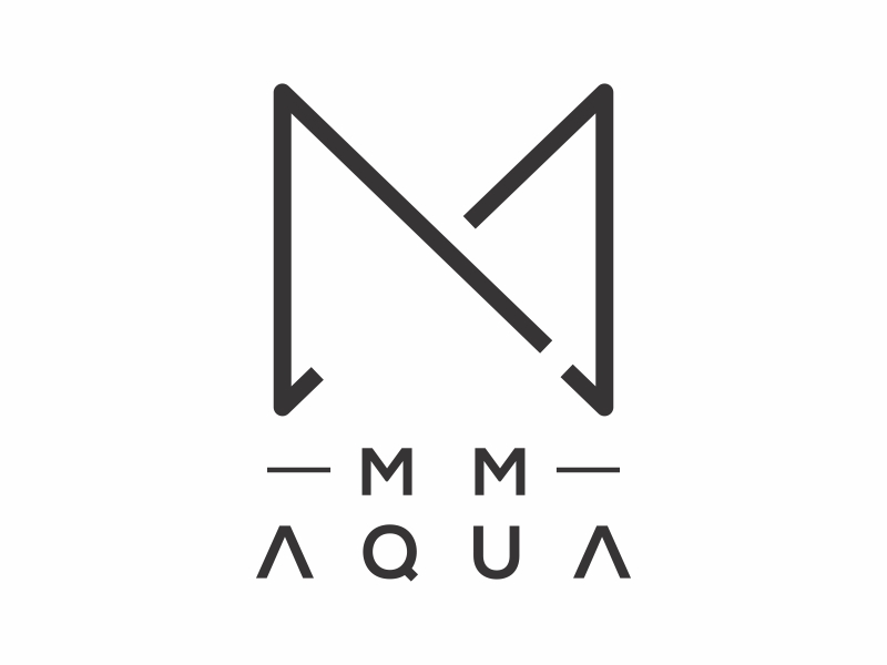MM AQUA logo design by Mardhi