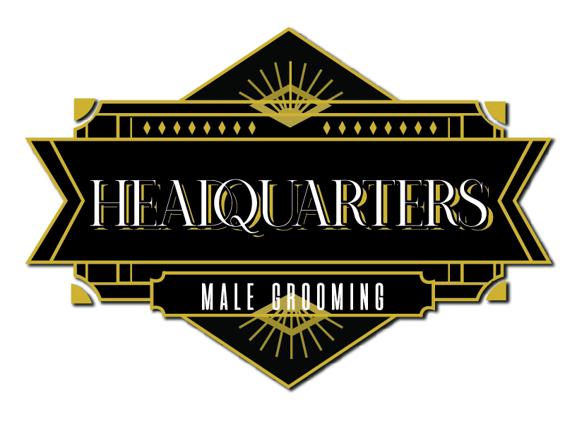HEADQUARTERS MALE GROOMING logo design by Carli