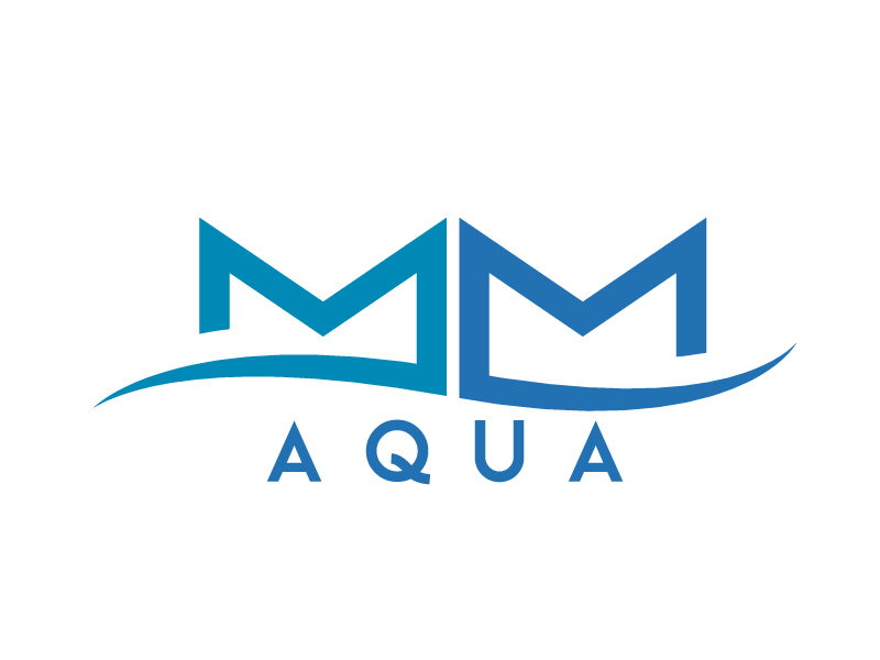 MM AQUA logo design by jaize