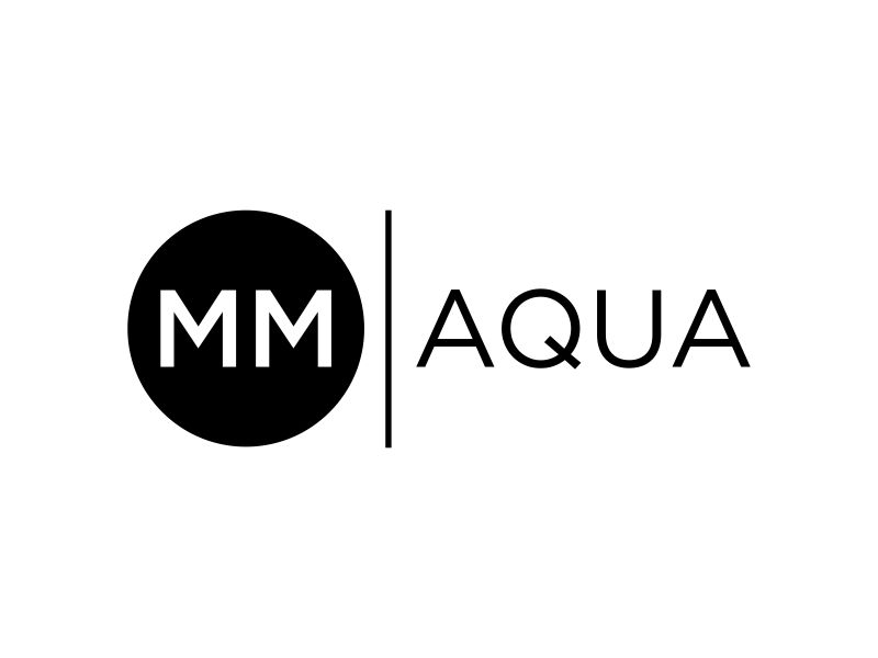 MM AQUA logo design by p0peye