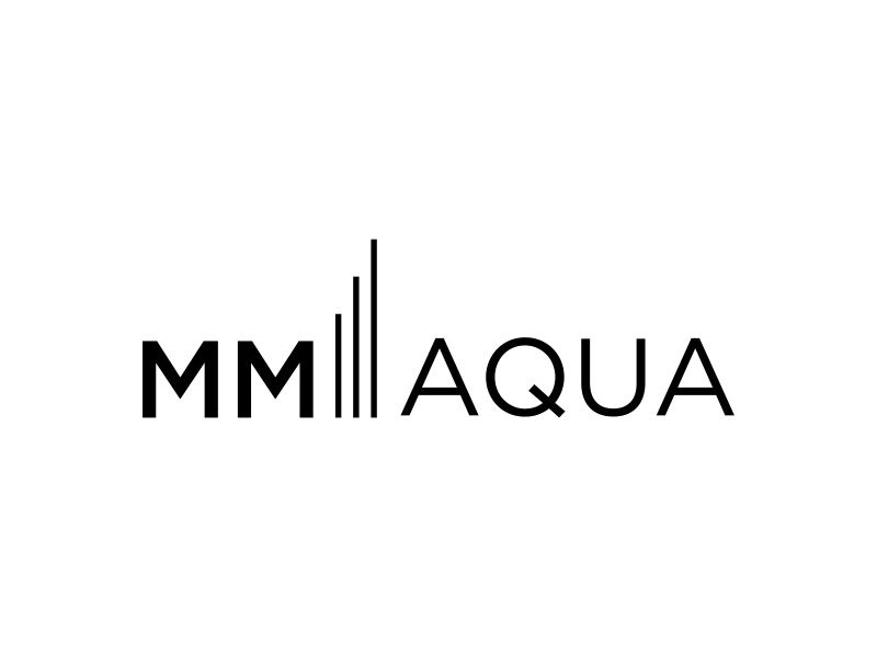 MM AQUA logo design by p0peye