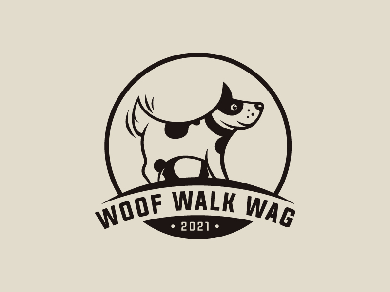 Woof Walk Wag logo design by Mithun Chakraborty
