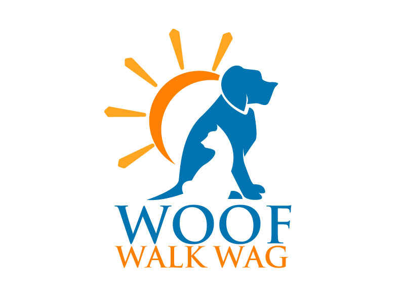 Woof Walk Wag logo design by ElonStark