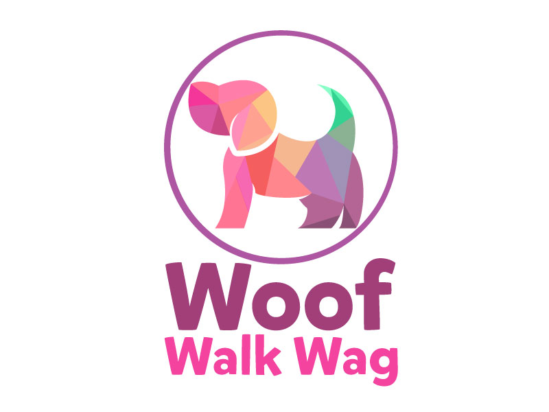 Woof Walk Wag logo design by ElonStark