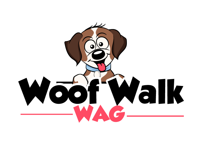 Woof Walk Wag logo design by ElonStark