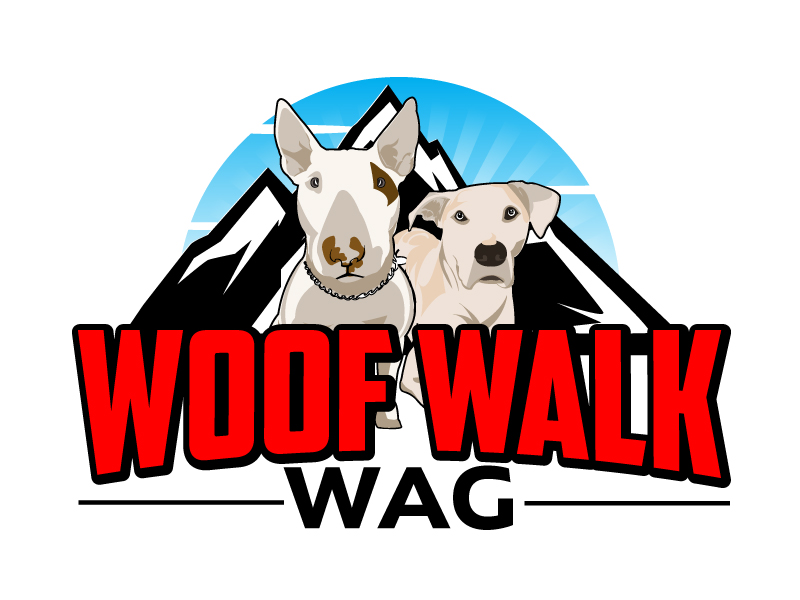 Woof Walk Wag logo design by ElonStark