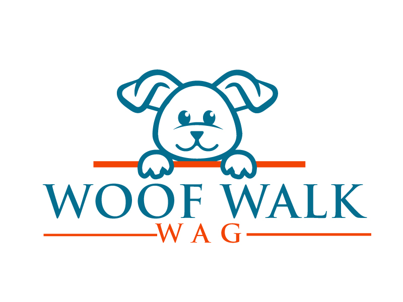 Woof Walk Wag logo design by ElonStark