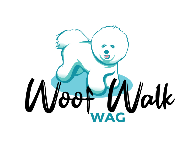 Woof Walk Wag logo design by ElonStark