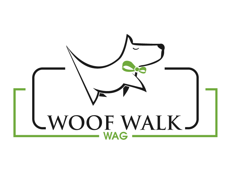Woof Walk Wag logo design by ElonStark