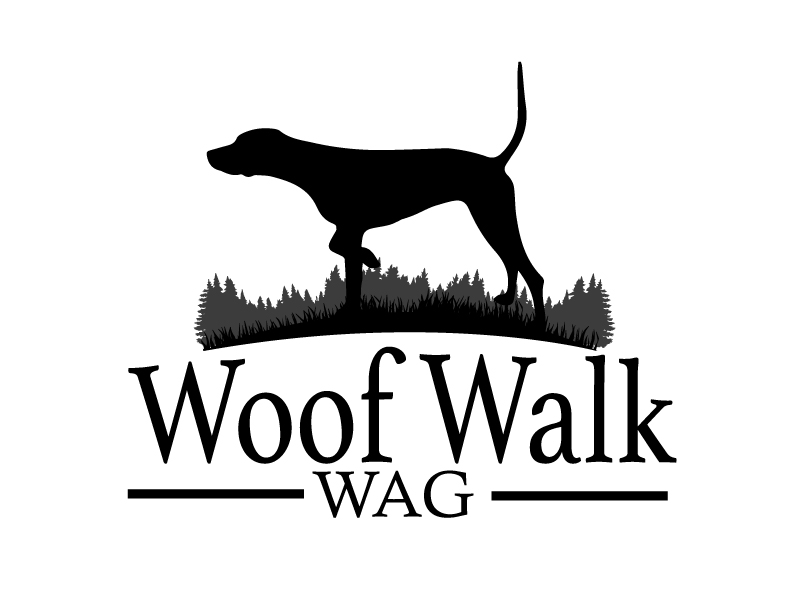 Woof Walk Wag logo design by ElonStark